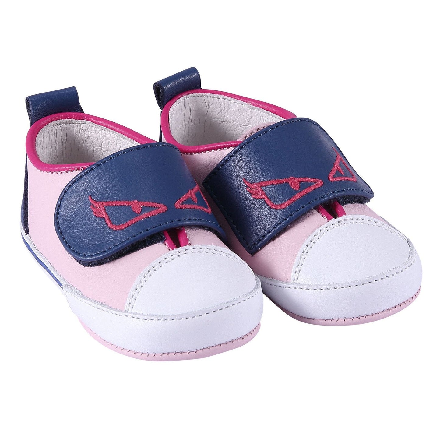 Baby Girls Pink 'Monster' Style Trainers