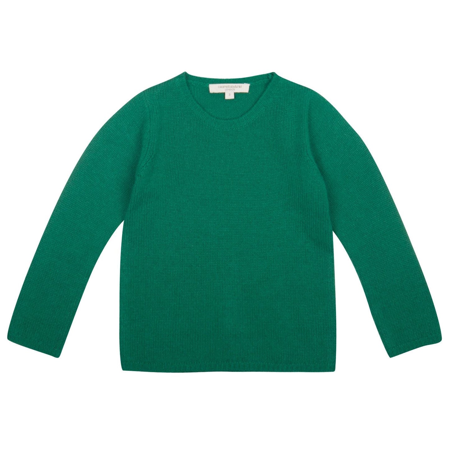 Boys Green Knitted Wool Greenwood Sweater