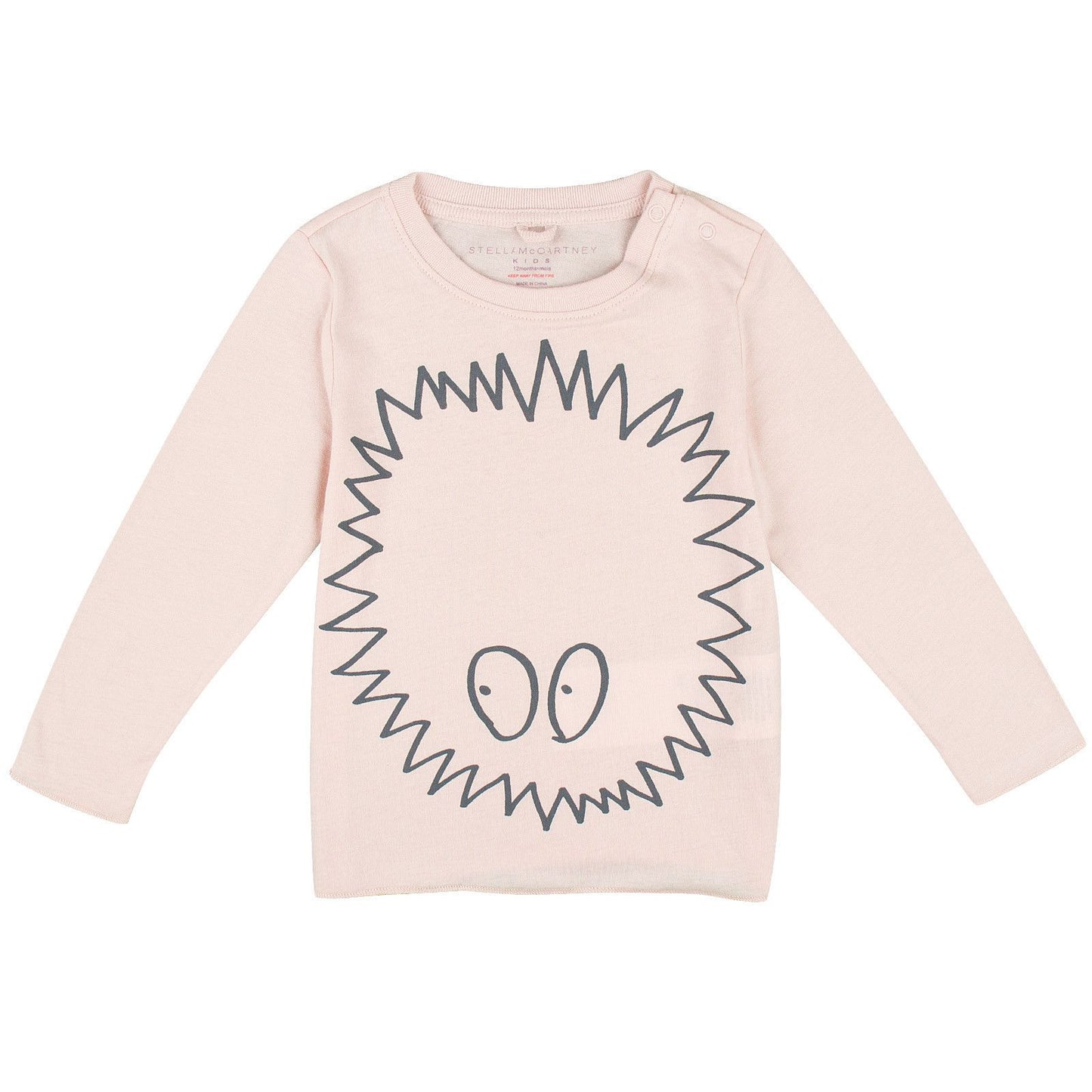 Georgie Baby Pink Long Sleeve T-Shirt With Sun Logo