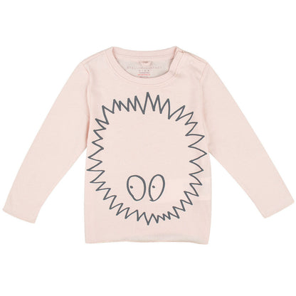 Georgie Baby Pink Long Sleeve T-Shirt With Sun Logo