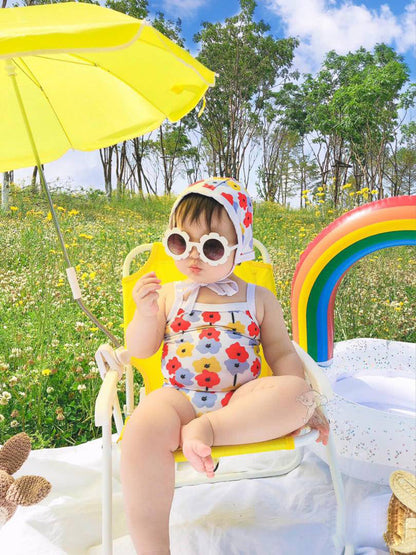 'Pixie'润玉亮白色太阳镜