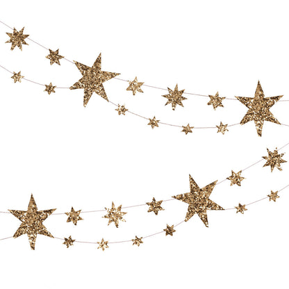 环保闪光星星花环