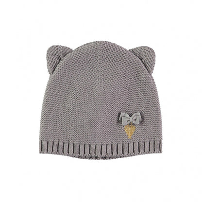 Baby Ash Grey Cotton Hat