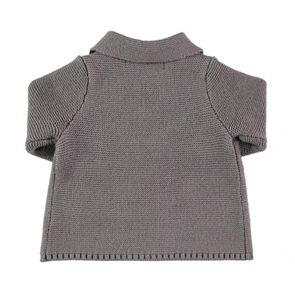 Baby Ash Grey Cotton Cardigan