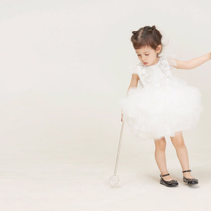 Girls  Whire   Dress