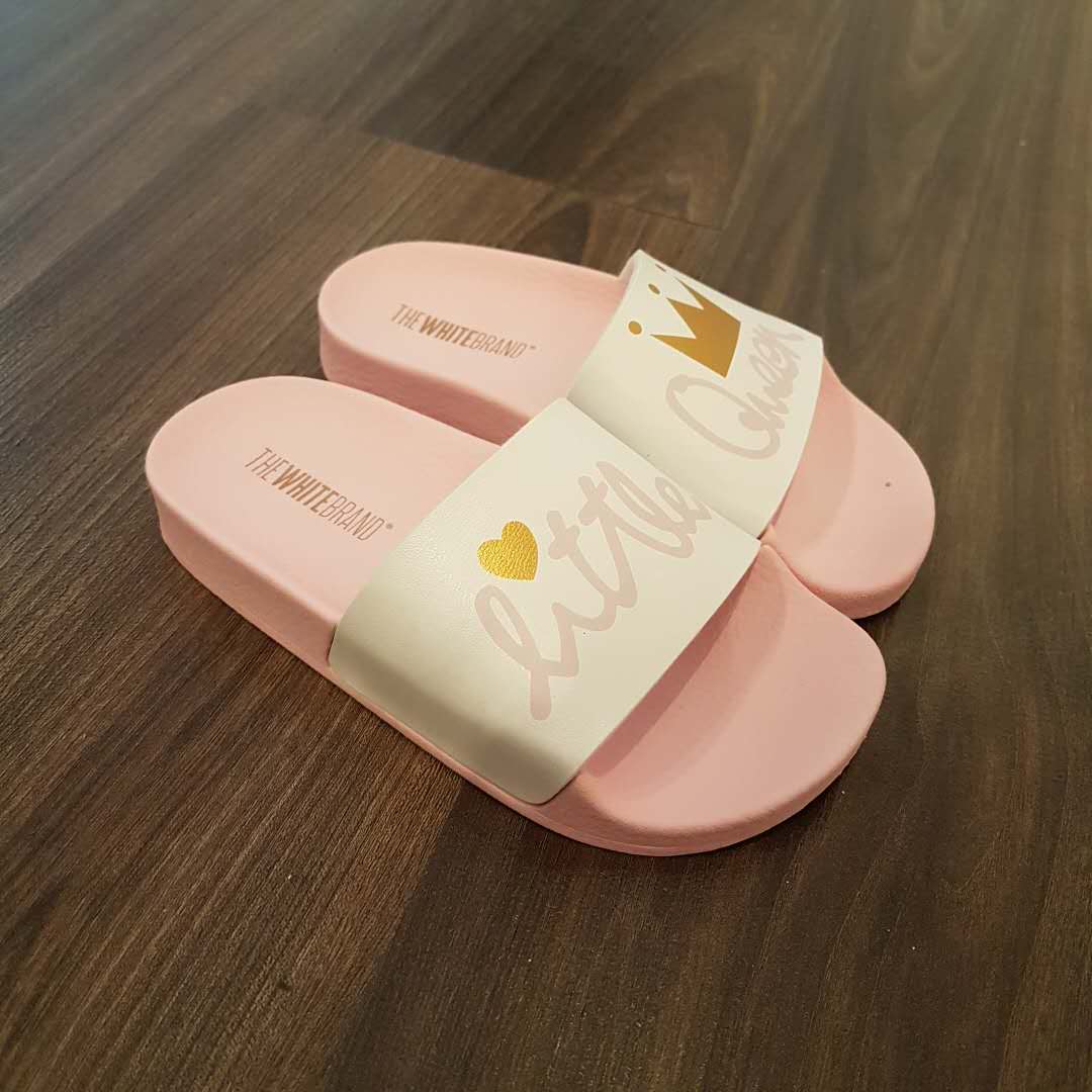 Girls White & Pink Sandals