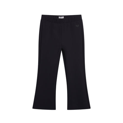 女童黑色Logo长裤