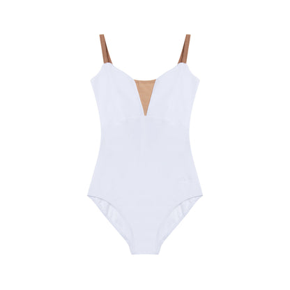 女童白色芭蕾舞连体衣(DAD1930M/white)