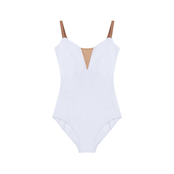 女童白色芭蕾舞连体衣(DAD1930M/white)
