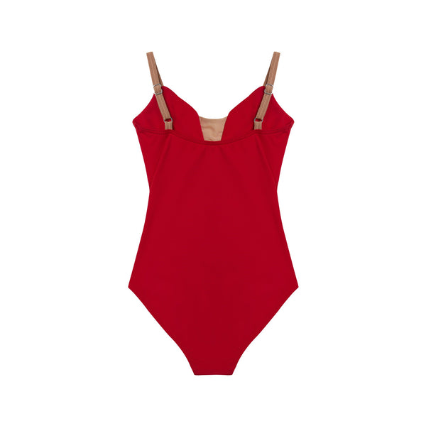 女童红色芭蕾舞连体衣(DAD1930M/red)