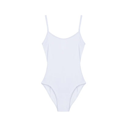 女童白色芭蕾舞连体衣