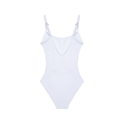 女童白色芭蕾舞连体衣