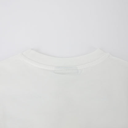 儿童白色棉T恤