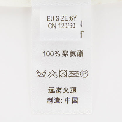女童白色圆点雨衣