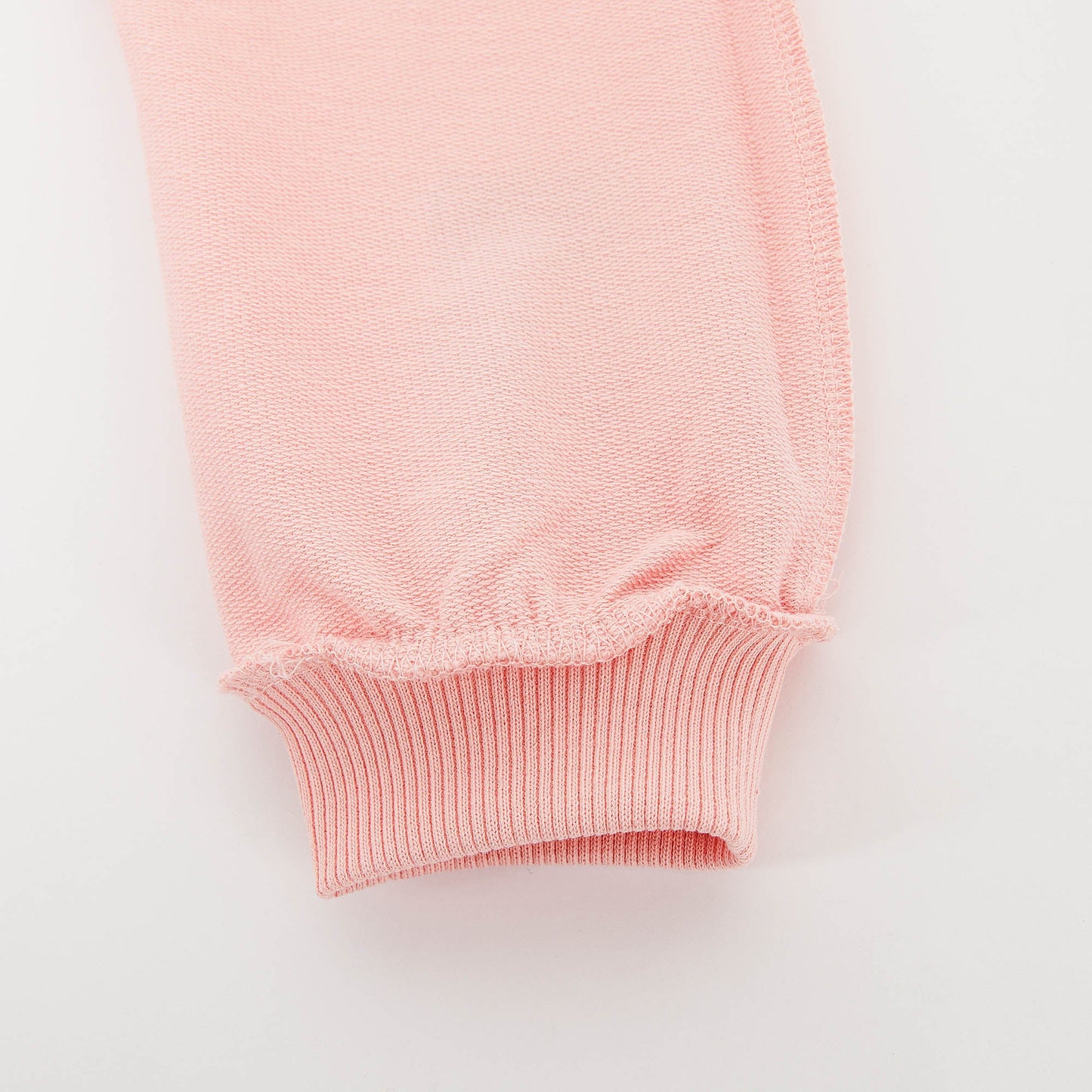 婴儿粉色棉长裤