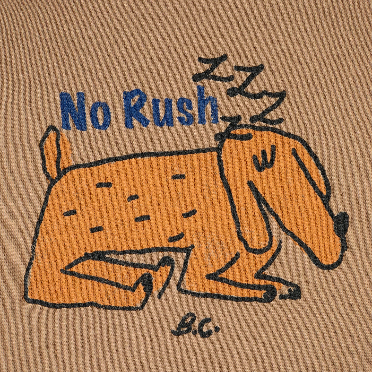 婴儿棕色印花棉连体衣