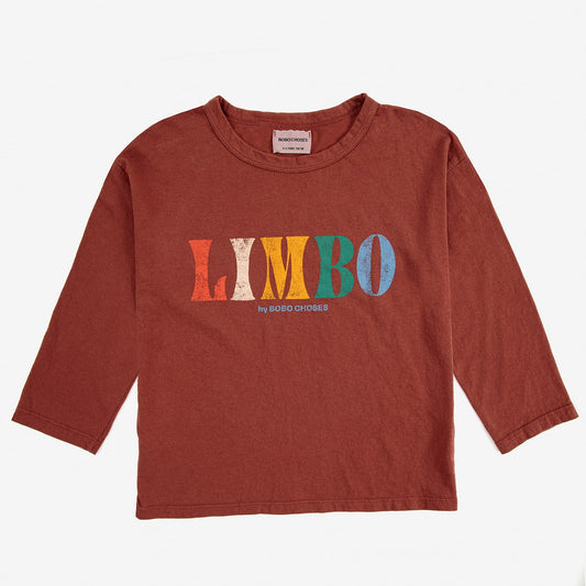 儿童深红色Logo棉T恤