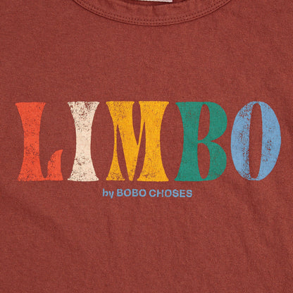 儿童深红色Logo棉T恤