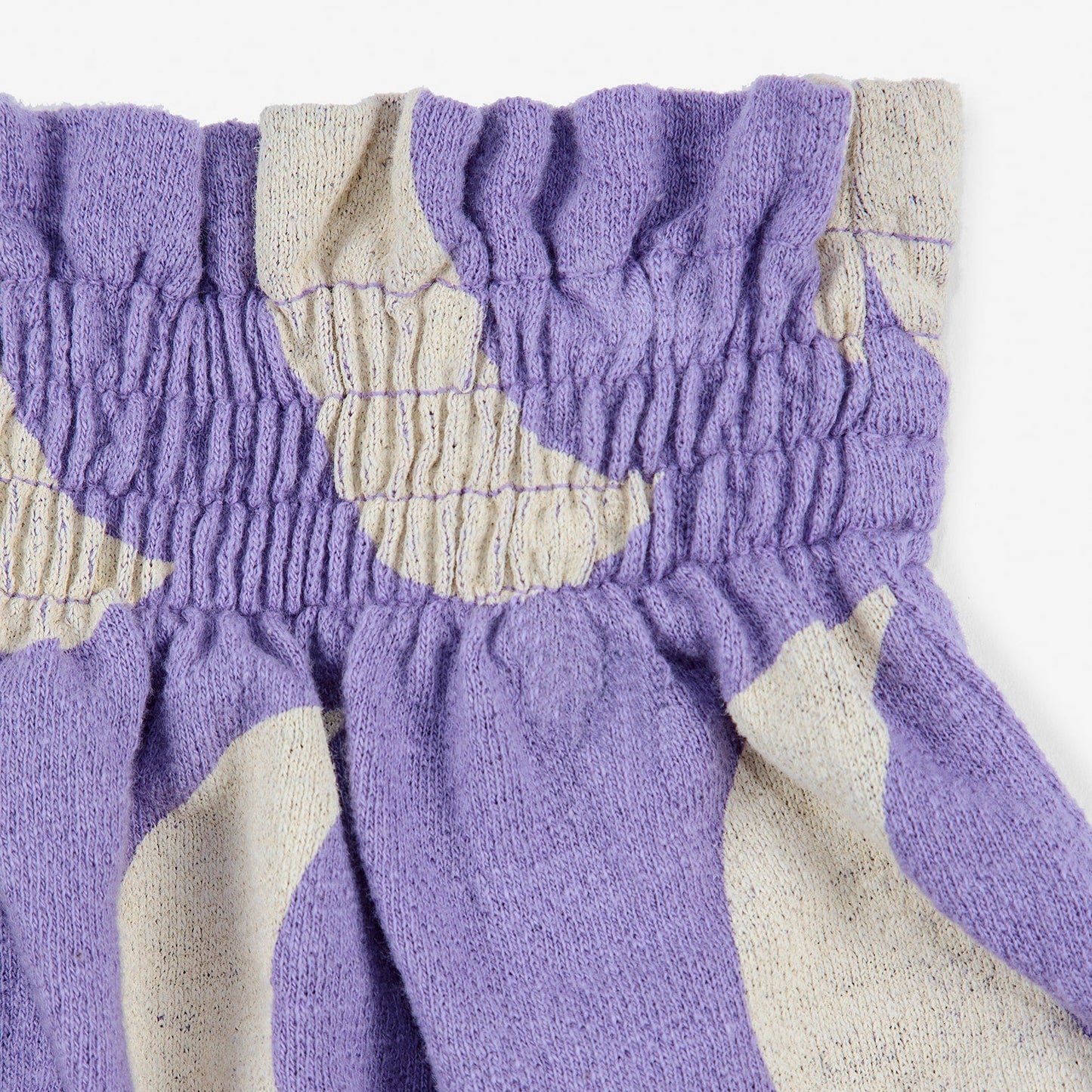 女童紫色月亮棉短裙