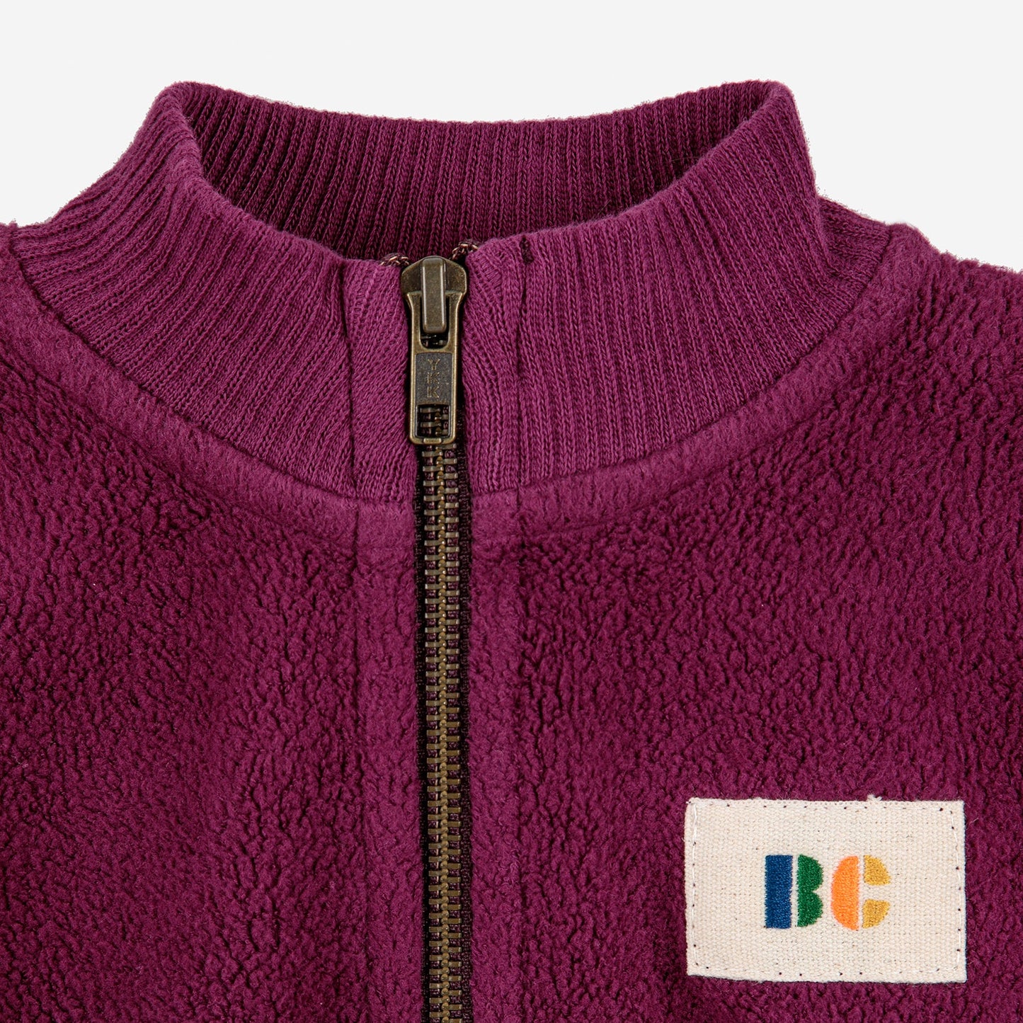 女童紫色棉卫衣