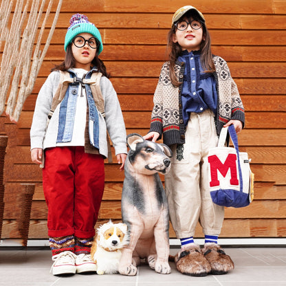 儿童灰色棉夹克