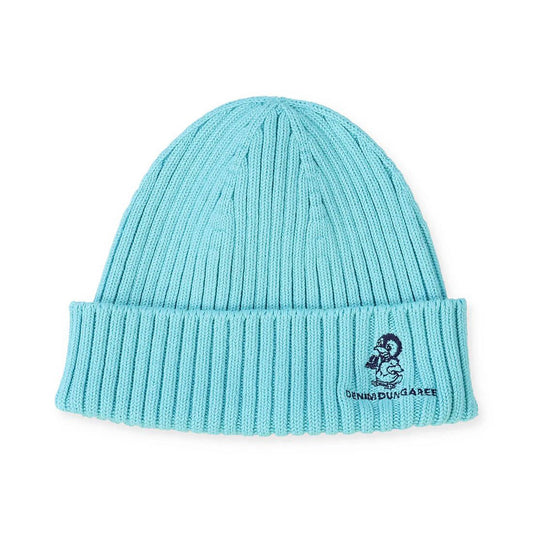 儿童浅蓝色企鹅针织帽子