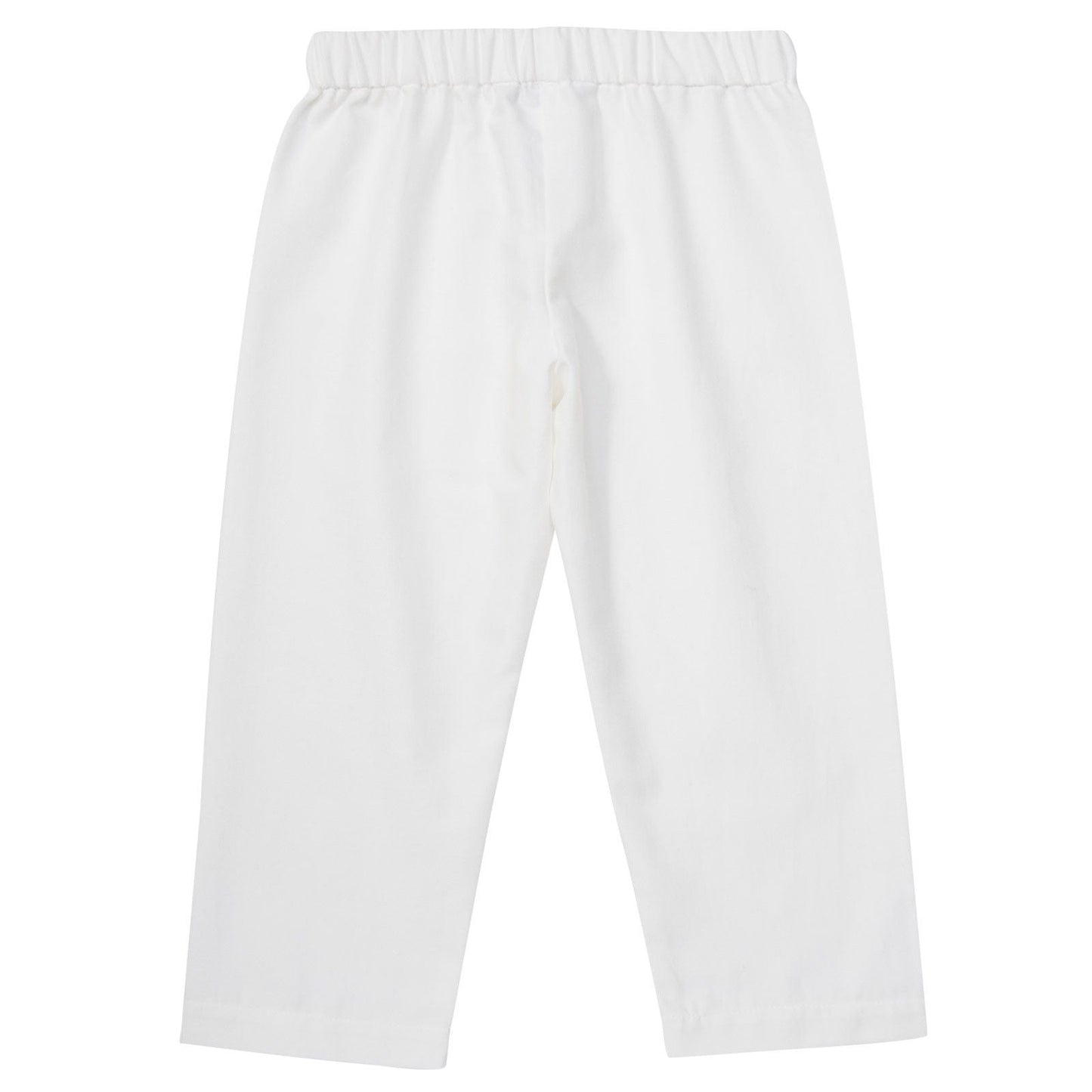 Baby White Cotton 2 Pice Babygrow With Silver Trims