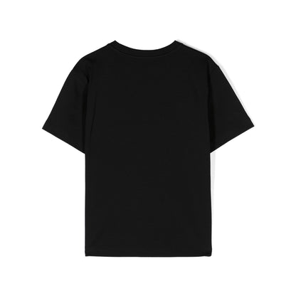 女童黑色棉T恤