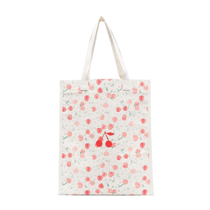 女童白色樱桃手提包