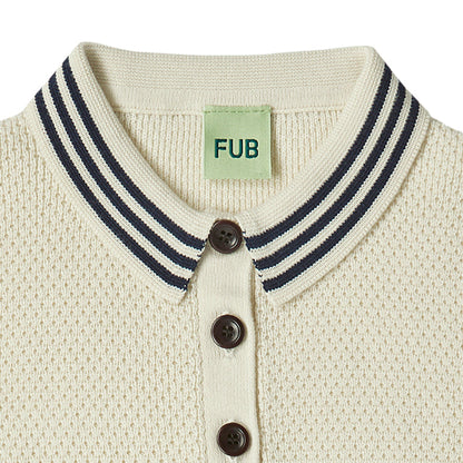 儿童白色棉Polo衬衫