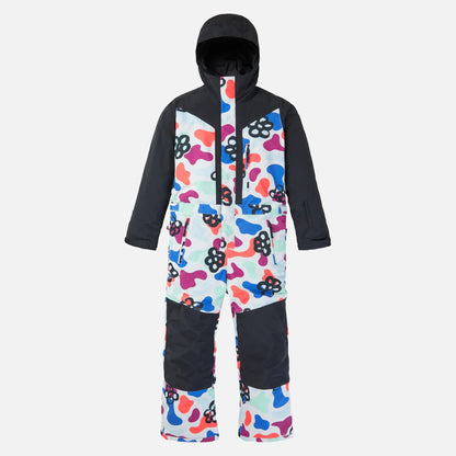 儿童彩色连体滑雪服