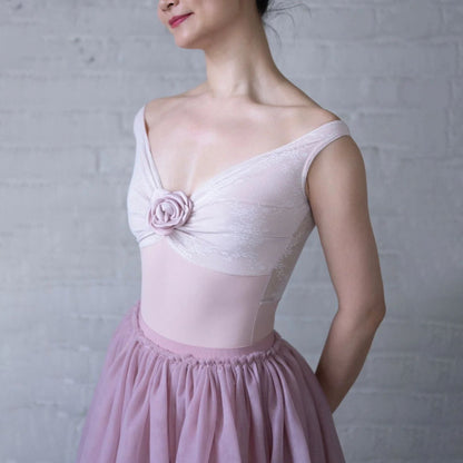 女士粉色芭蕾舞连体衣(2340/Dusty Pink)