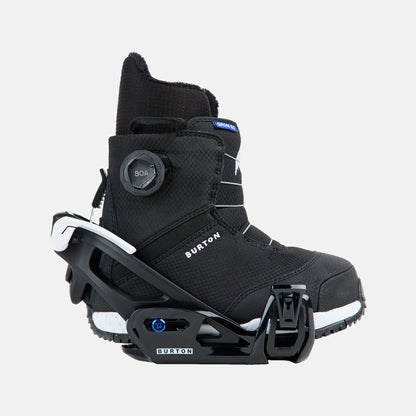 儿童黑色"STEP ON"滑雪固定器