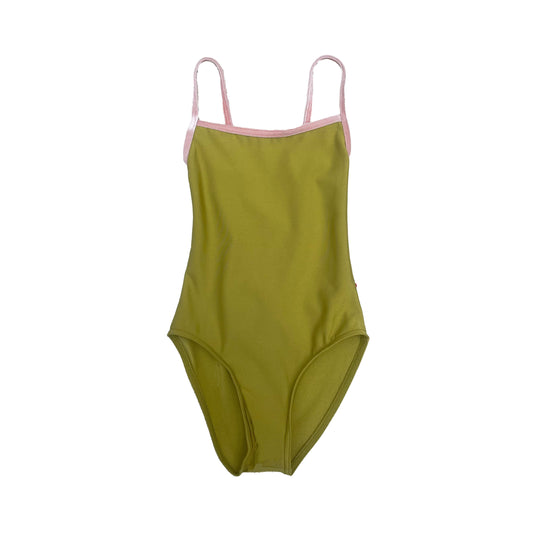 女童黄绿色"Daniela/N-Cricket/V-Blush"芭蕾舞连体衣