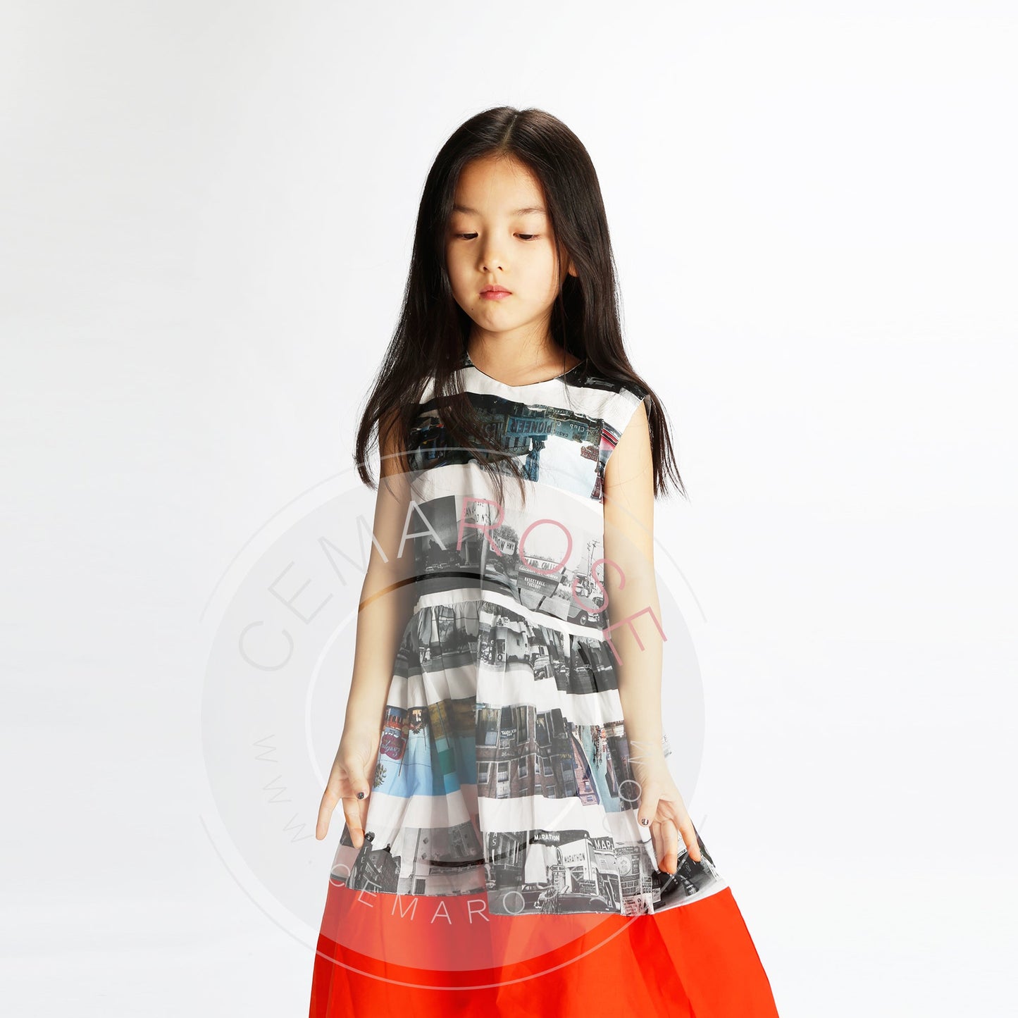 Girls On The Road Cotton Dress