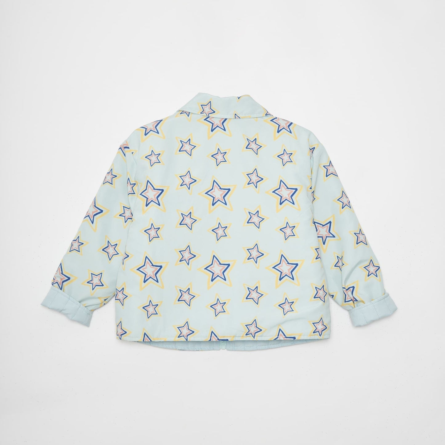 儿童薄荷绿双面棉服