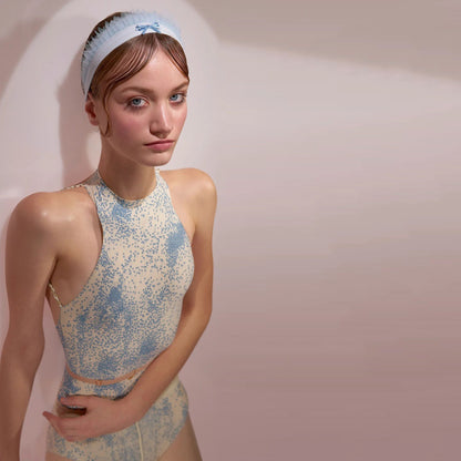 女士浅蓝色'PÂTISSIER’S'薄纱发箍(242HB03TU/baby blue)