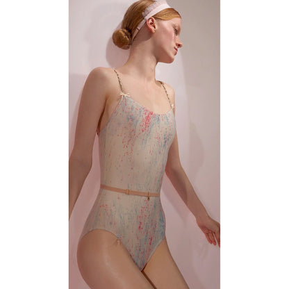 女士蓝粉色'SPRINKLE MERINGUE'芭蕾舞连体衣(242LE02VL/blue/blush)