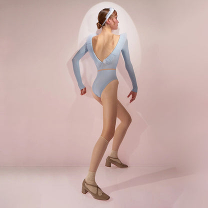 女童浅蓝色'JUNIOR GRAND'芭蕾舞连体衣(J242LE83PV/baby blue)