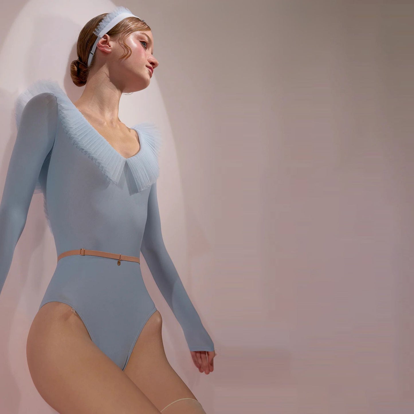 女士浅蓝色'GRAND'芭蕾舞连体衣(242LE83PV/baby blue)