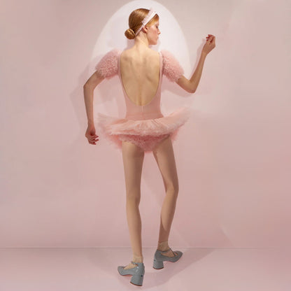 女士粉色'MINI'S PANCAKE'芭蕾舞Tutu裙(242TU80TU/baby blush)