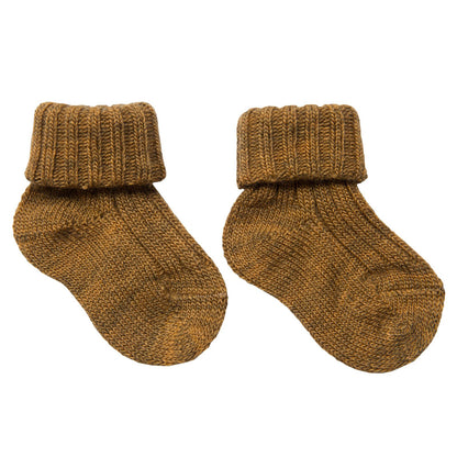 Boys&Girls Brown Knitted Low Socks