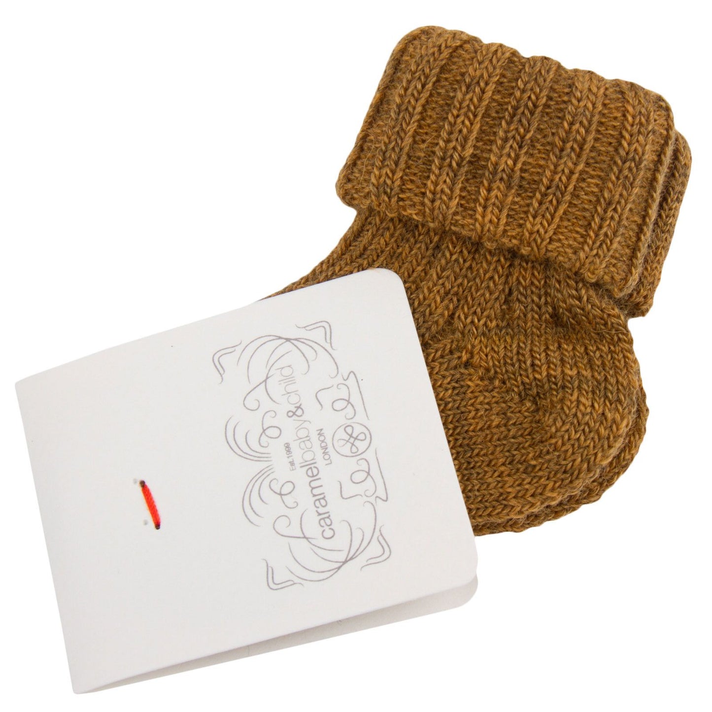 Boys&Girls Brown Knitted Low Socks