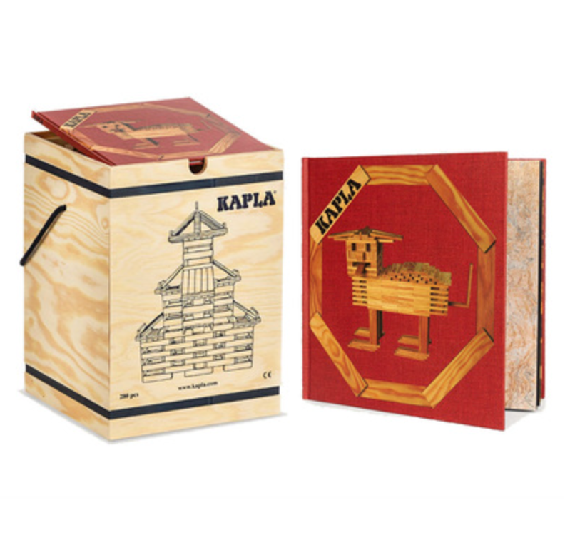 KAPLA建构片——原木色箱装版（280片装）