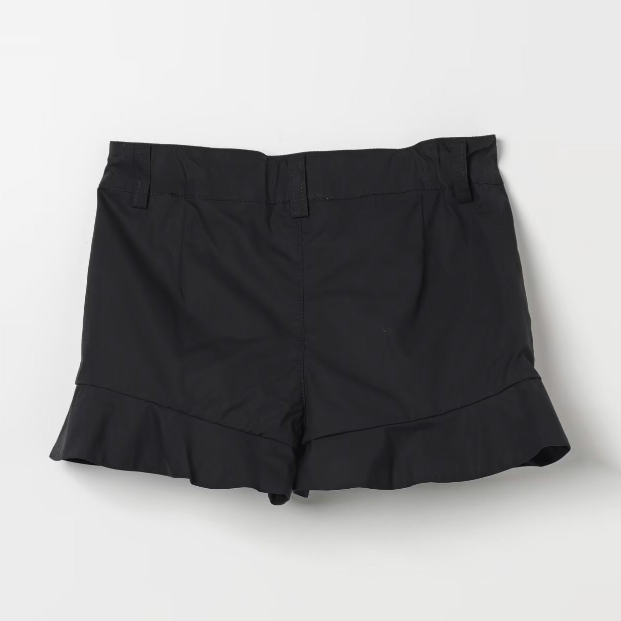 女童黑色棉短裤