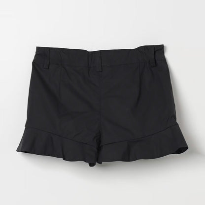 女童黑色棉短裤