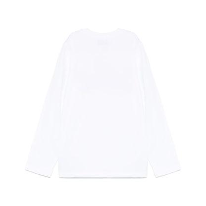 儿童白色小熊印花棉T恤