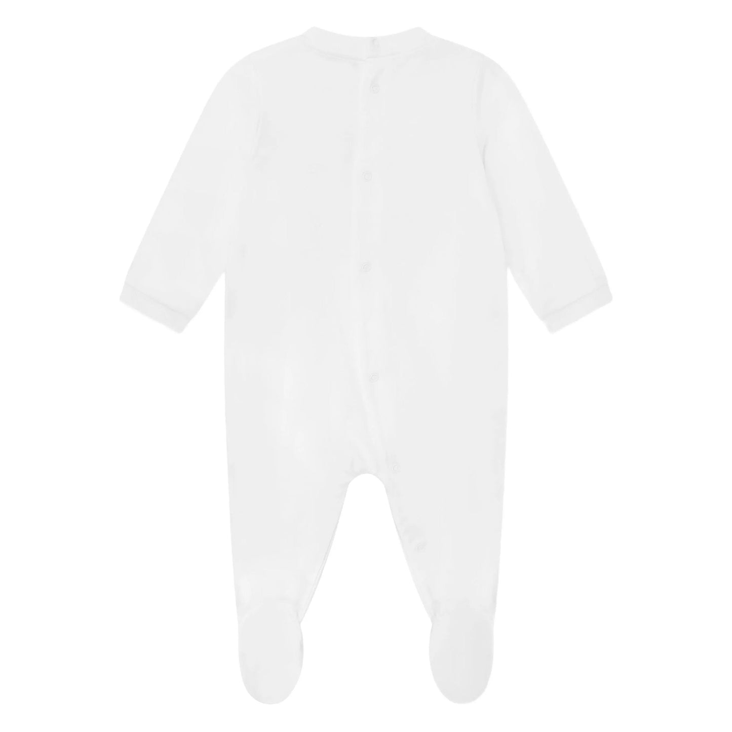 婴儿白色棉连体衣礼盒套装(2件)