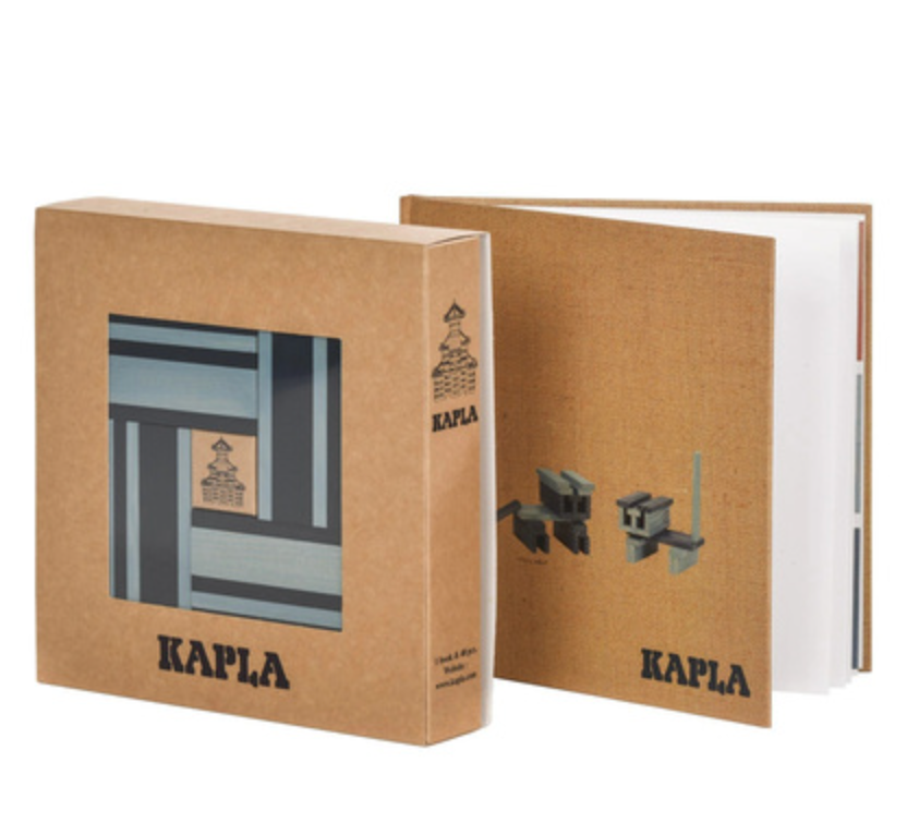KAPLA建构片——2色组合版（20片浅蓝+20片深蓝）