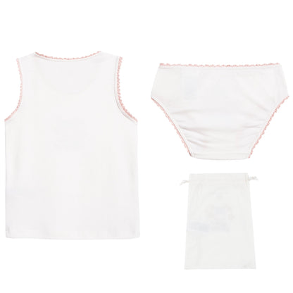 Girls White Anticipato Prim Set